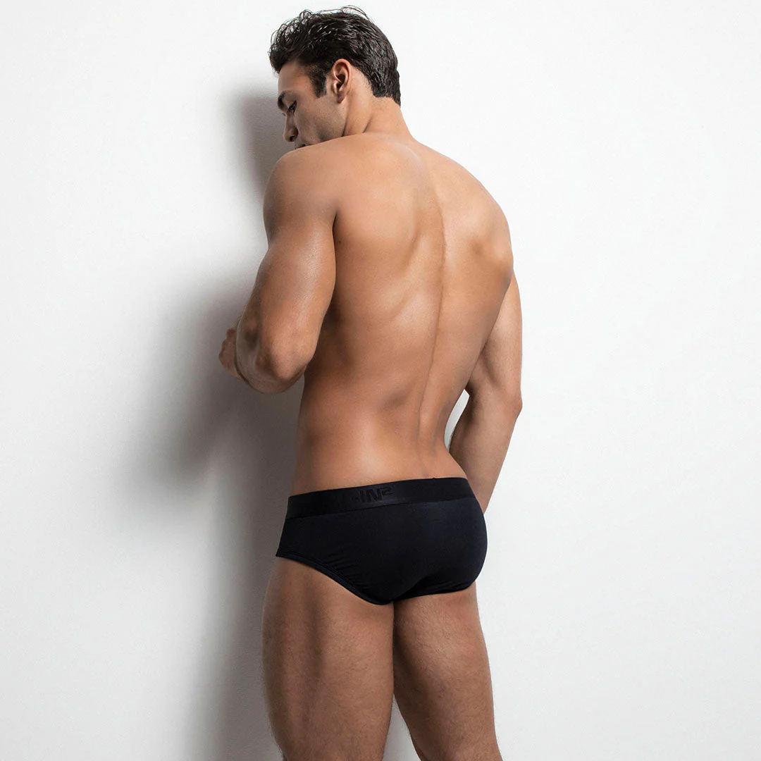 Minimal Low Rise Brief Black - Image 6